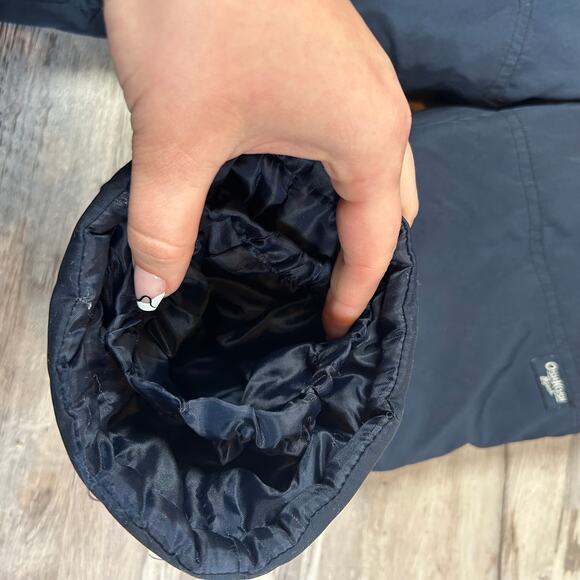 OshKosh B'gosh Kids Snow Bib Navy Overalls Snowsuit Winter Ski Size 4 - Picture 5 of 9